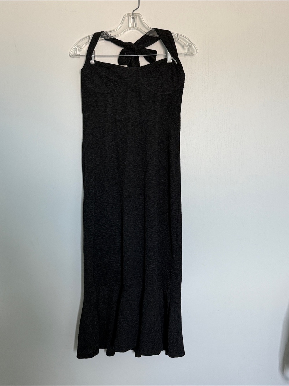 Anthropologie - Hutch Black Halter Dress | Sz L